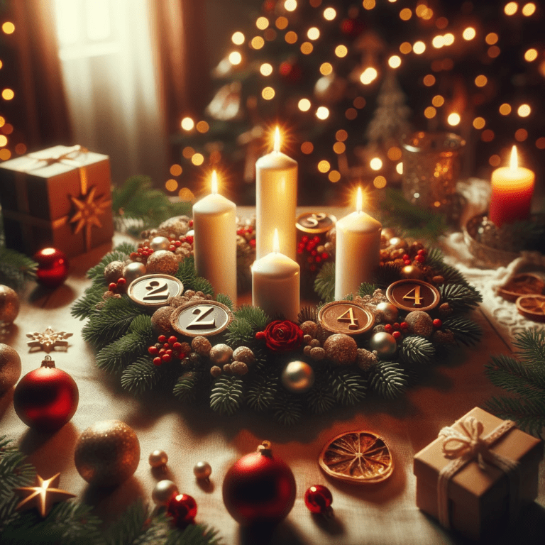 Adventszeit Adventskranz