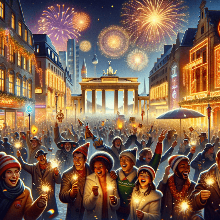 Jahreswechsel 2024 in Deutschland