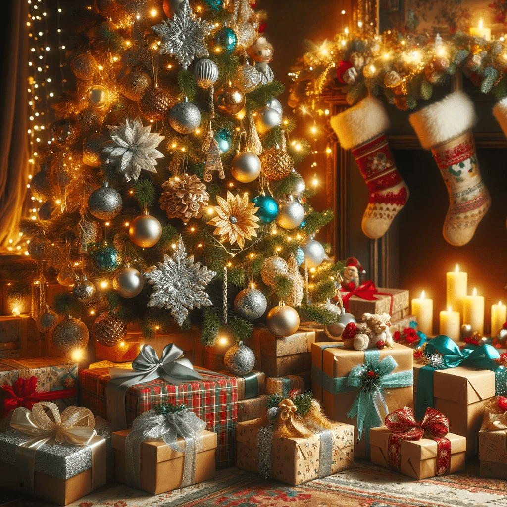 Tannenbaum mit Geschenke